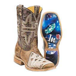 High Roller 11" Cowboy Boots Tin Haul